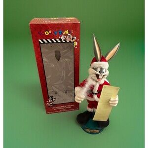Looney Tunes 15" Animated Figure Bugs Bunny Santa Christmas Matrix 1997 No Sound